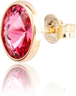 Σκουλαρίκια με swarovski πέτρες ασήμι