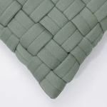 Μαξιλαράκι with polyfiller pistachio green 50x50cm Liolios Home 2300 CLUSP