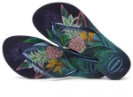 HAVAIANAS SLIM TROPICAN  4122111-0555 NAVY BLUE
