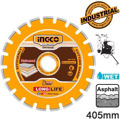 INGCO Διαμαντόδισκος Ασφαλτου 405mm (DMD064051)