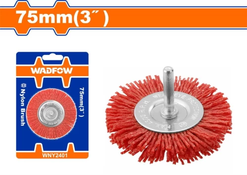 WADFOW Συρματόβουρτσα δράπανου νάιλον 75mm (WNY2401)