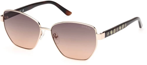 GUESS GU00102 - 32F  Γυαλιά με ολόκληρο σκελετό Ντεγκραντέ Οργανικά Μεταλλικός σκελετός, Πάστινος  σκελετός 56-14-140