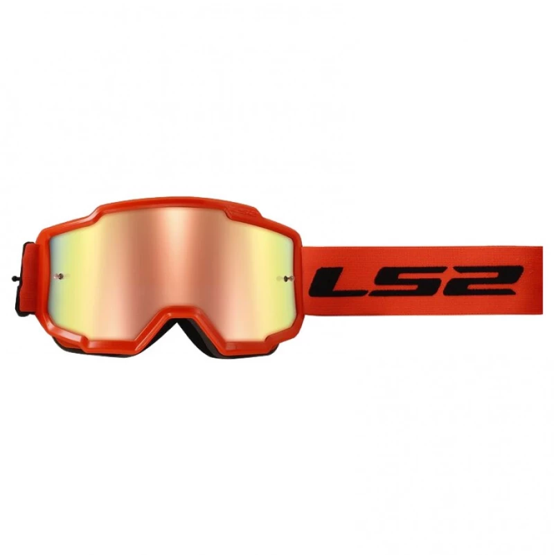 LS2 MX Μάσκα Charger H-V Orange Lens Iridium