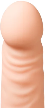 Flesh Color 10 Functions Remote Control Silicone Rechargeable Vi