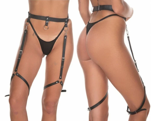 BDSM Γυναικείες Δερμάτινες Ζαρτιέρες