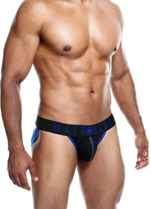 MaleBasics Neon Jock BLUE