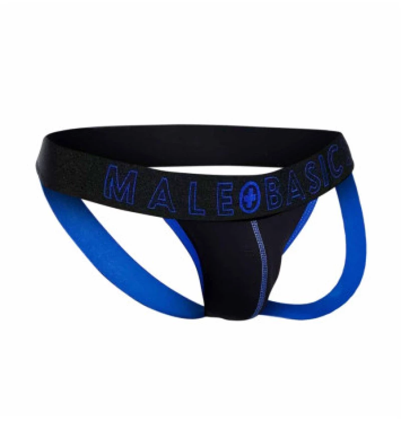 MaleBasics Neon Jock BLUE