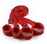 Red Bed Bondage Restraints System