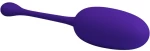 PRETTY LOVE - KNUCKER PURPLE RECHARGEABLE VIBRATING EGG