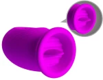 PRETTY LOVE - DAISY DUAL EGG RECHARGEABLE VIBRATOR PURPLE