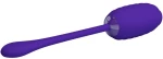PRETTY LOVE - KIRK RECHARGEABLE VIBRATING EGG PURPLE