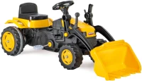 Pilsan Active pedal tractor with front loader yellow-black