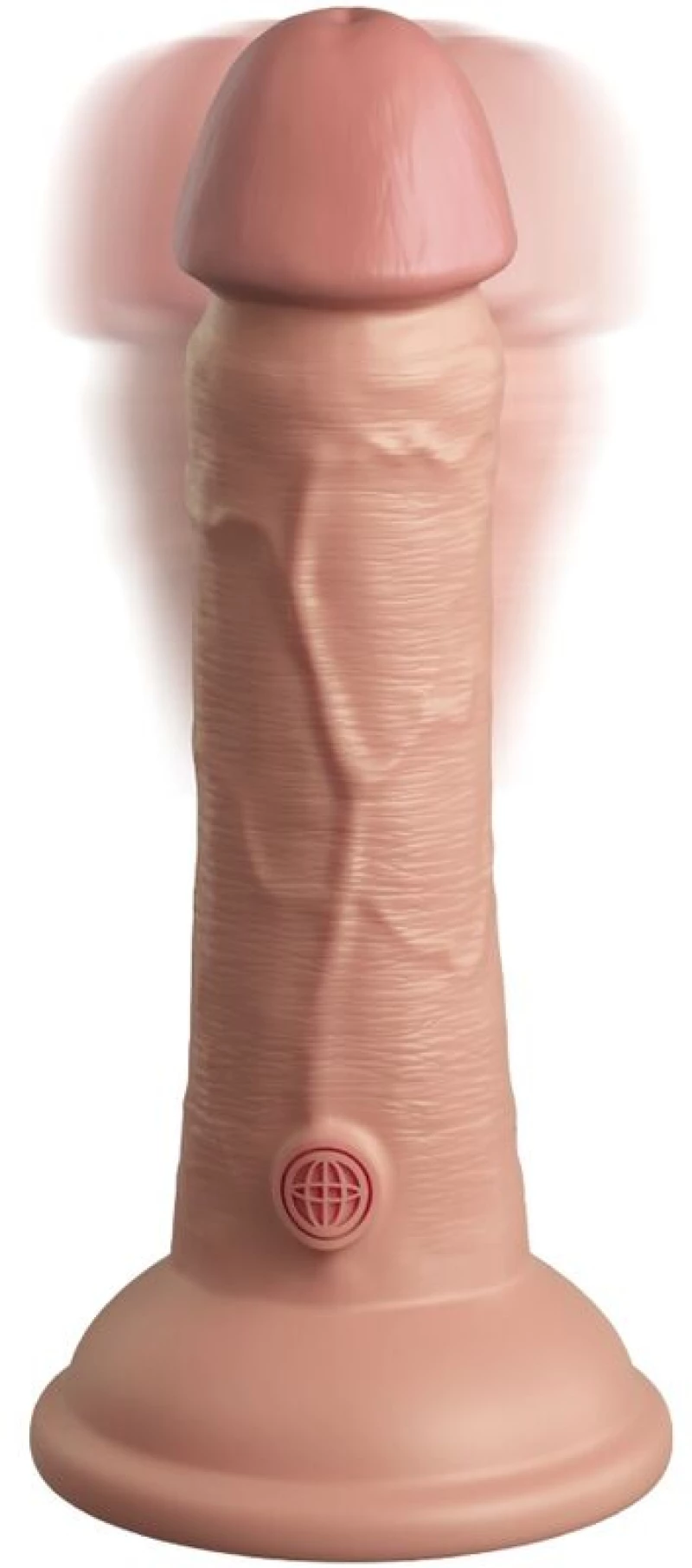 KING COCK ELITE - REALISTIC DILDO VIBRATING & SILICONE 15.2 CM