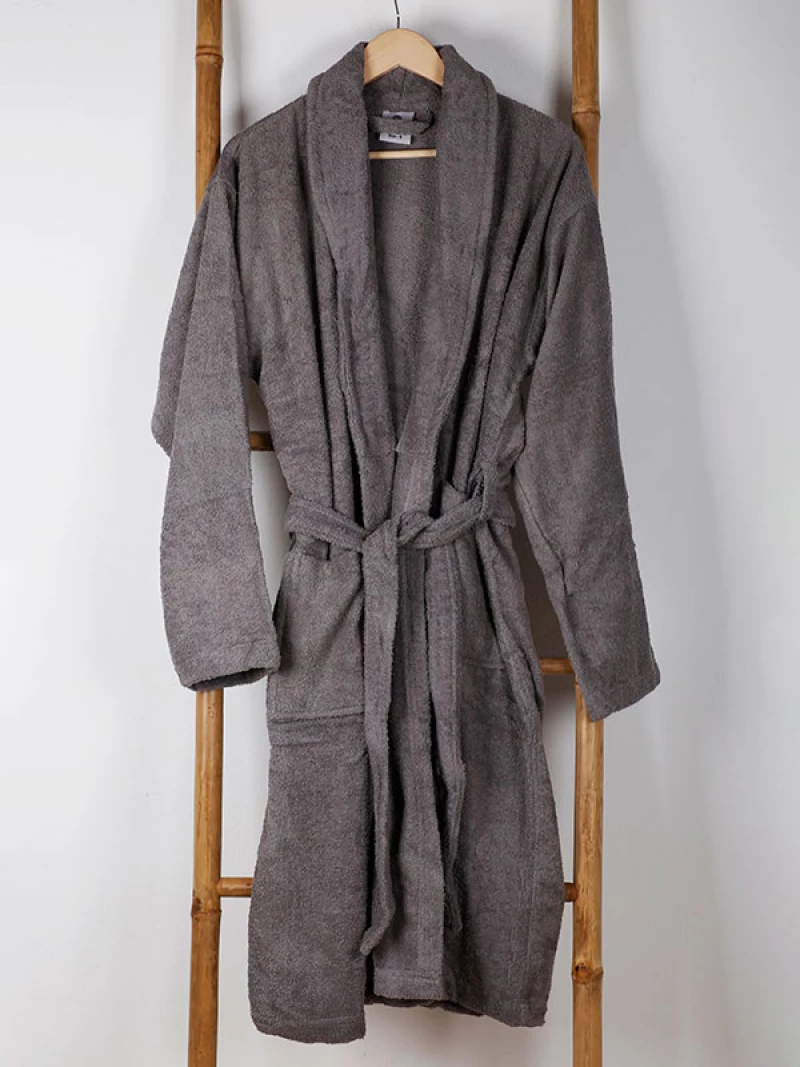 Μπουρνούζι Sato Grey Large