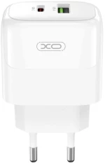 XO L138 ΦΟΡΤΙΣΤΗΣ 30W GAN NITRIDE 1 ΘΥΡΑ USB + 1 ΘΥΡΑ PD, ΛΕΥΚΟΣ
