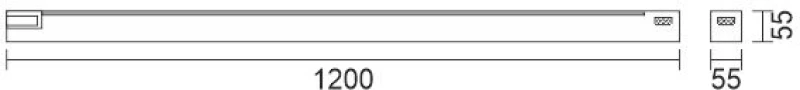 Spotlight ΓΡΑΜΜΙΚΟ ΦΩΤΙΣΤΙΚΟ 1.2 50W 4000K (6827)