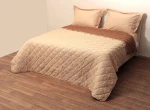 Κουβερτώριο Δίχρωμο Υπέρδιπλο 220x240 Microfiber Μπεζ/Καφέ