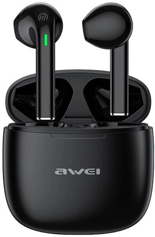 Bluetooth 5.3 TWS Headphones + AWEI Docking Station (T26Pro) black 6954284003803