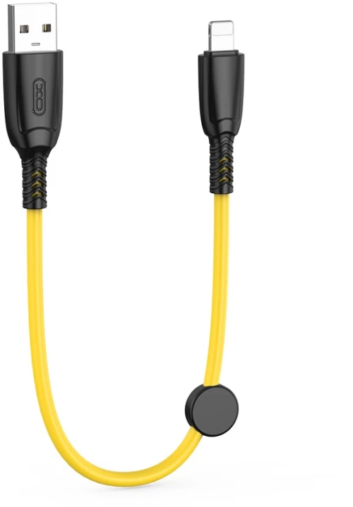 XO cable NB247 USB - Lightning 0,25 m 6A yellow 6920680839964