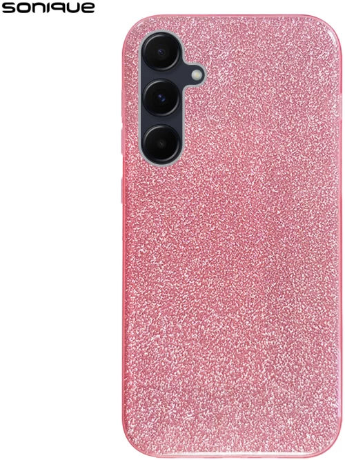 Θήκη Σιλικόνης Sonique Shiny Samsung Galaxy A55 5G Ροζ 5210312020930