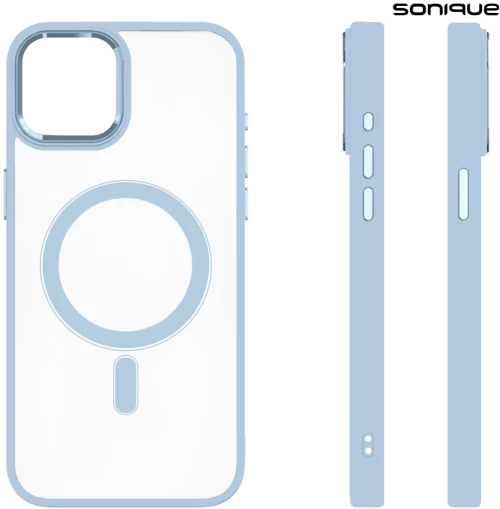 Θήκη Magnetic MagMetal Sonique Apple iPhone 14 Γαλάζιο 5210312021746