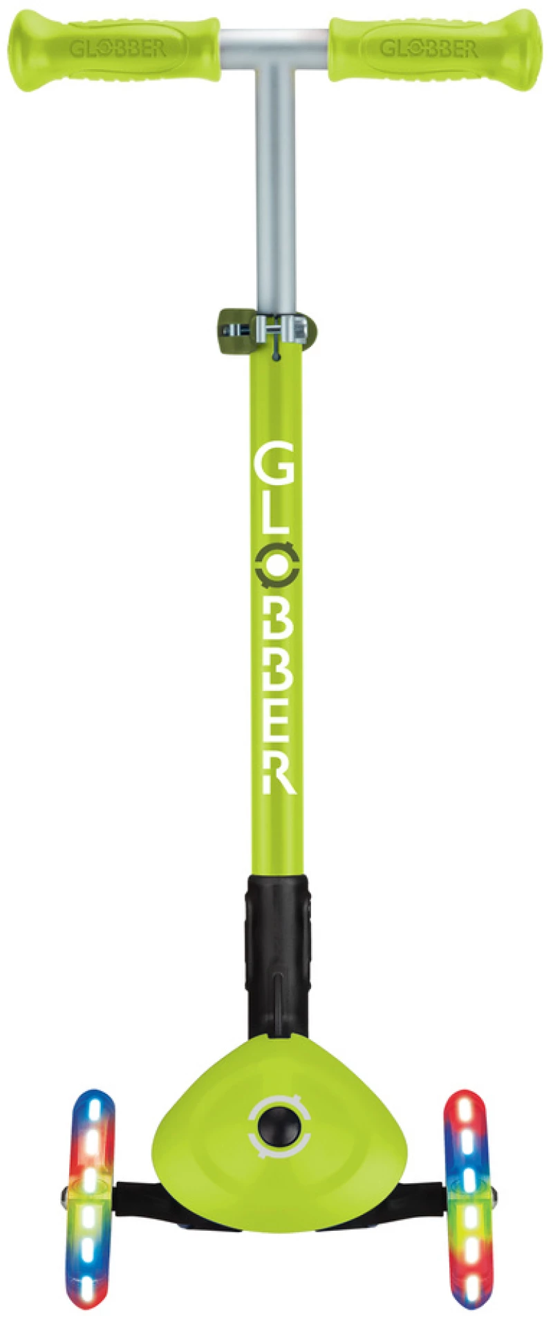 Παιδικό Πατίνι Αναδιπλούμενο Globber  Primo Foldable Lights  Τρίτροχο Για (3 ετών+) - Lime (0025519)