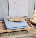 Παπλωματοθήκη Μονόχρωμη Power Nap - L.Blue, Διπλό (200x240)