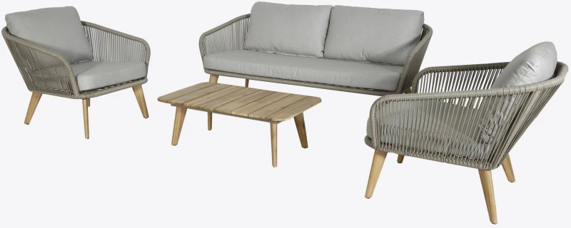 Finch-2 Lounge Set - Ξύλο