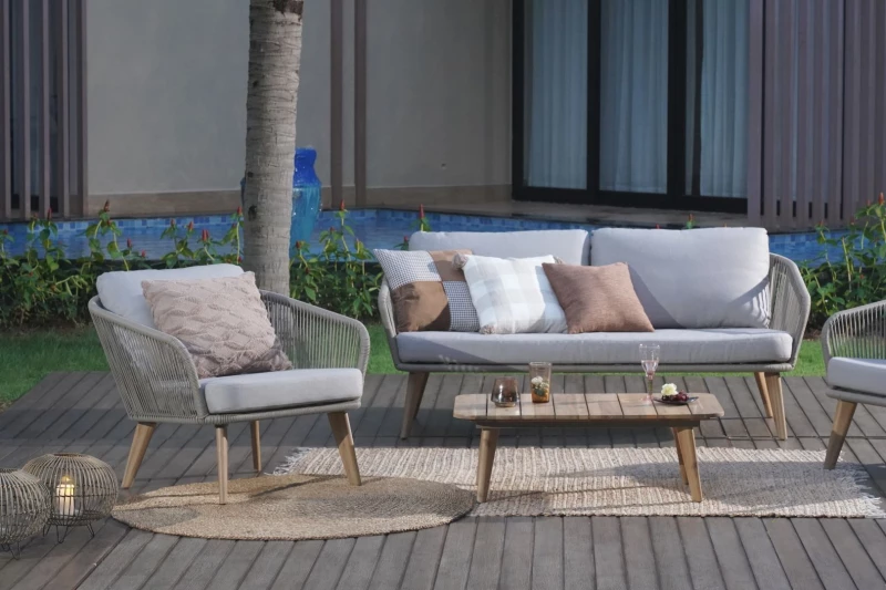 Finch-2 Lounge Set - Ξύλο