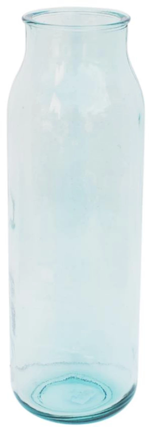Βάζο γυάλινο recycled Διάφανο Η45cm