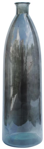 Βάζο γυάλινο recycled γκρι Η81cm
