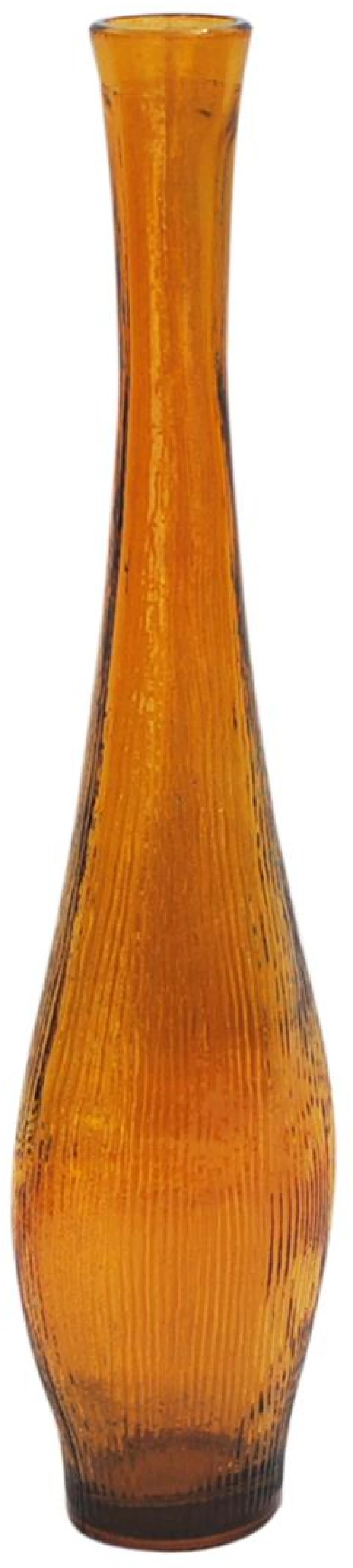 Βάζο γυάλινο recycled Μονολούλ. μελί Η50cm