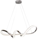 Inlight Κρεμαστό φωτιστικό LED 60W 3CCT (by switch on base) σε χρώμιο D:120cm (6099-Chrome)