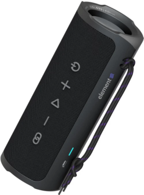YENKEE YSP 30BK ELEMENT AGUA, Αδιάβροχο Φορητό Ηχείο Bluetooth 5.0 με τεχνολογία TWS, 30W RMS και διάρκεια μπαταρίας έως 12 ώρες, Μαύρο