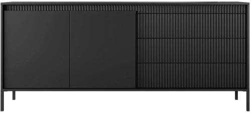 Μπουφές με συρτάρια Senso Ανθρακί 187x81x40cm