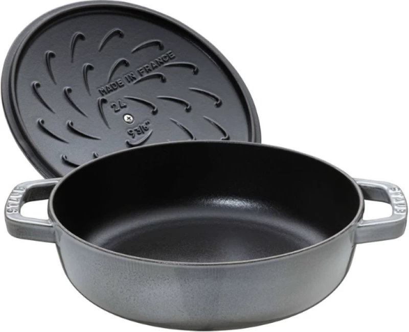 Deep frying pan with lid STAUB 28 cm 40511-470-0