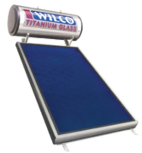 Hλιακός Θερμοσίφωνας Wilco 160lt/2m² Τριπλής Ενέργειας με επιλεκτικό Συλλέκτη & Security Κρύσταλα