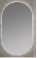 Oval LED Καθρέπτης Μπάνιου 50x90cm
