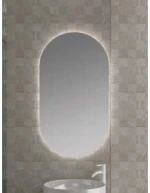 Oval LED Καθρέπτης Μπάνιου 50x90cm