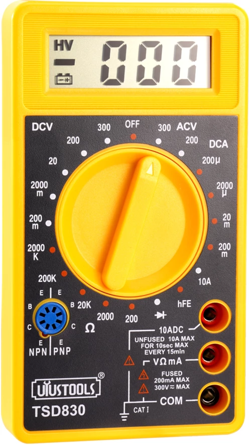 UYUSTOOLS ΨΗΦΙΑΚΟ ΠΟΛΥΜΕΤΡΟ 600V TSD830