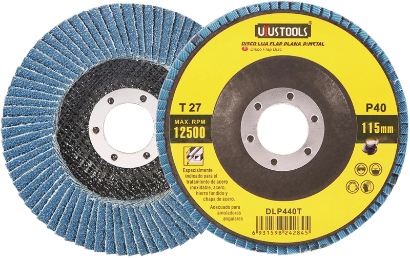 UYUSTOOLS ΔΙΣΚΟΣ ΛΕΙΑΝΣΗΣ ΖΙΡΚΟΝΙΟΥ ΦΤΕΡΟΥ 115X22.2mm 120GRIT DLP4120T