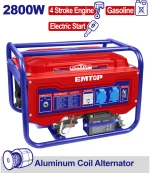 EMTOP ΓΕΝΝΗΤΡΙΑ ΒΕΝΖΙΝΗΣ ΤΕΤΡΑΧΡΟΝΗ  2,8KW, ΧΩΡΗΤΙΚΟΤΗΤΑ 210CC EGGRD2822