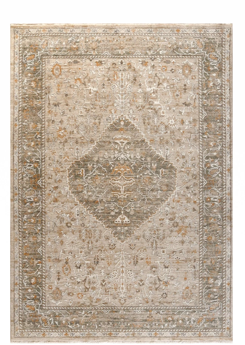 Tzikas Carpets 68872-ΜΕΝΤΑ Χαλί PERA ΣΕΤ ΚΡΕΒ/ΡΑΣ 067X140 (2) / 067X220 (1)