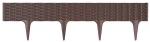 Grasher Φράχτης Κήπου Πλαστικός Καφέ PROSPERPLAST 3,90m ×18,5Υcm (5τμχ)