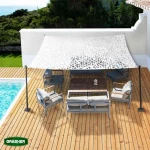GRASHER Δίχτυ Παραλλαγής 3x3m Λευκό