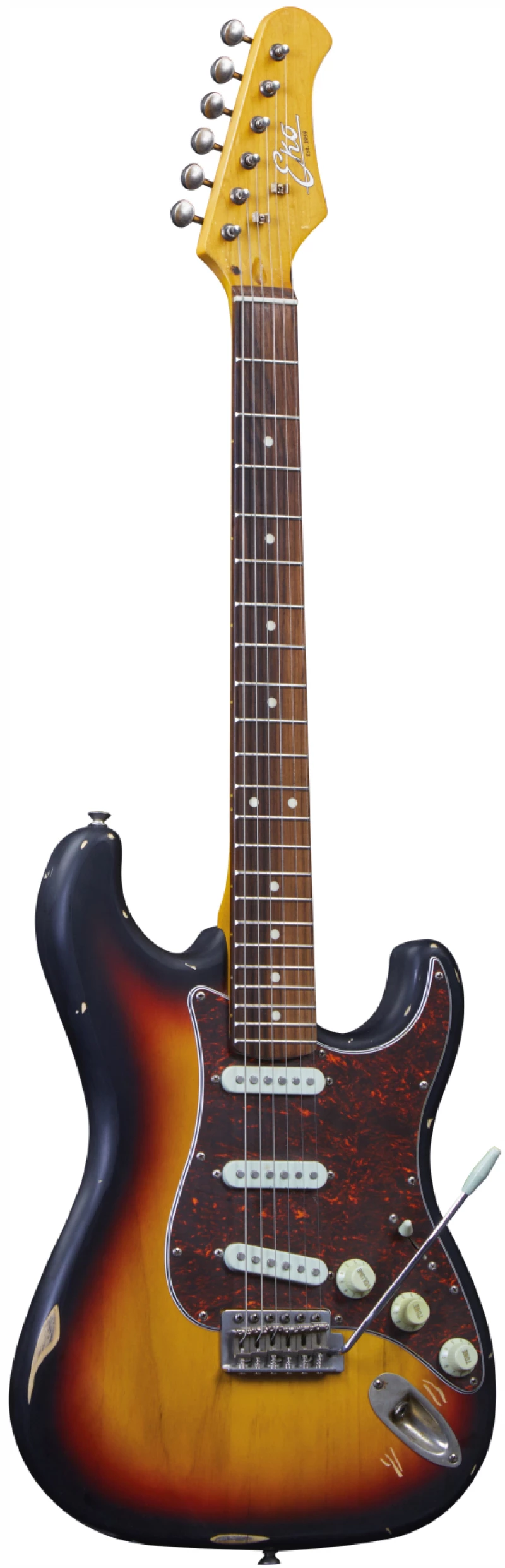 S300 RELIC SUNBURST EKO GUITARS Ηλεκτρική Κιθάρα Τύπου Stratocaster, Sunburst