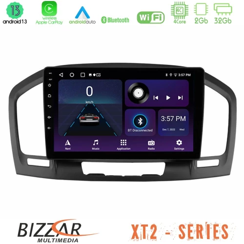 Bizzar XT2 Series 4Core Android13 2+32GB Opel Insignia 2008-2013 Navigation Multimedia Tablet 9"