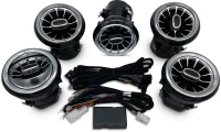 DIQ AMBIENT AIR VENTS BENZ NTG 4.5 (Digital iQ Turbine Air Vent Ambient Light Kit MERCEDES A - CLA - GLA mod. 2015-2020)