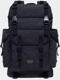 KAUKKO BACKPACK  - K1018-BLACK CANVAS