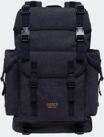 KAUKKO BACKPACK  - K1018-BLACK CANVAS
